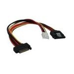 InLine® SATA Stromadapterkabel, SATA Bu an SATA St + 8,89cm (3.5") St (29691)