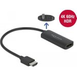 Delock Adapter HDMI-A Stecker zu DisplayPort Buchse 4K 60 Hz (63206)