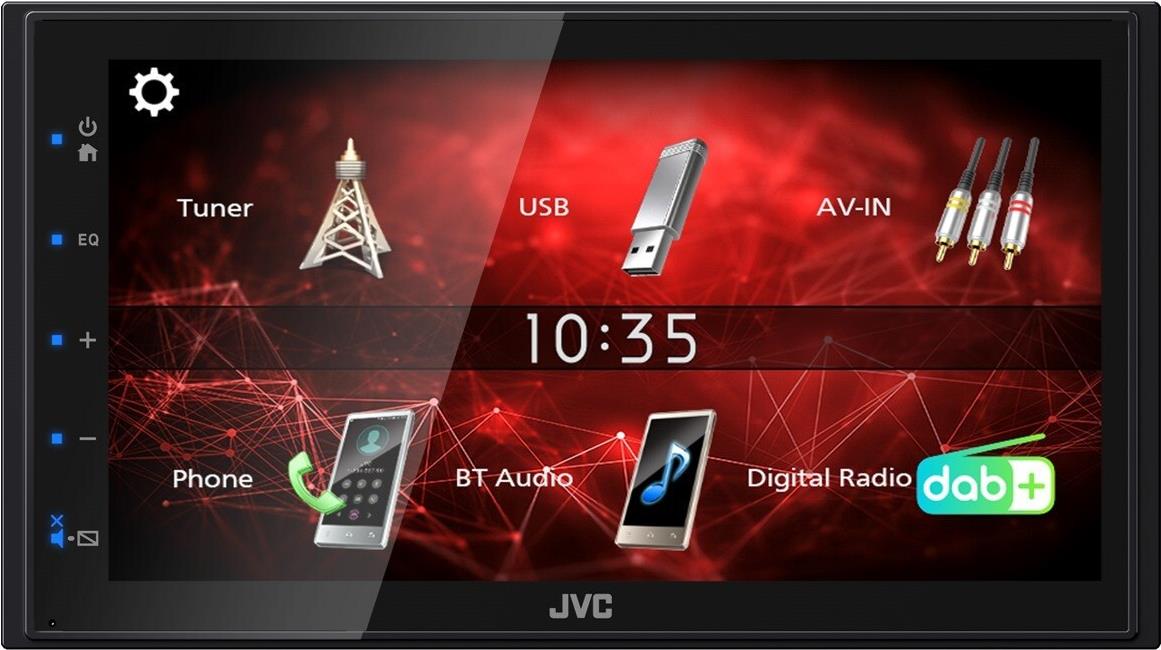 JVC KW-M27DBT Auto Media-Receiver Schwarz 180 W Bluetooth KWM27DBT 