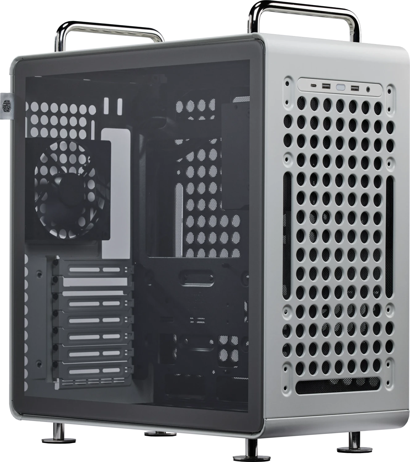 Cooler Master Qube 540 Midi-Tower ATX Gehäuse Glasfenster moonstone (Q540-LGNN-S00)