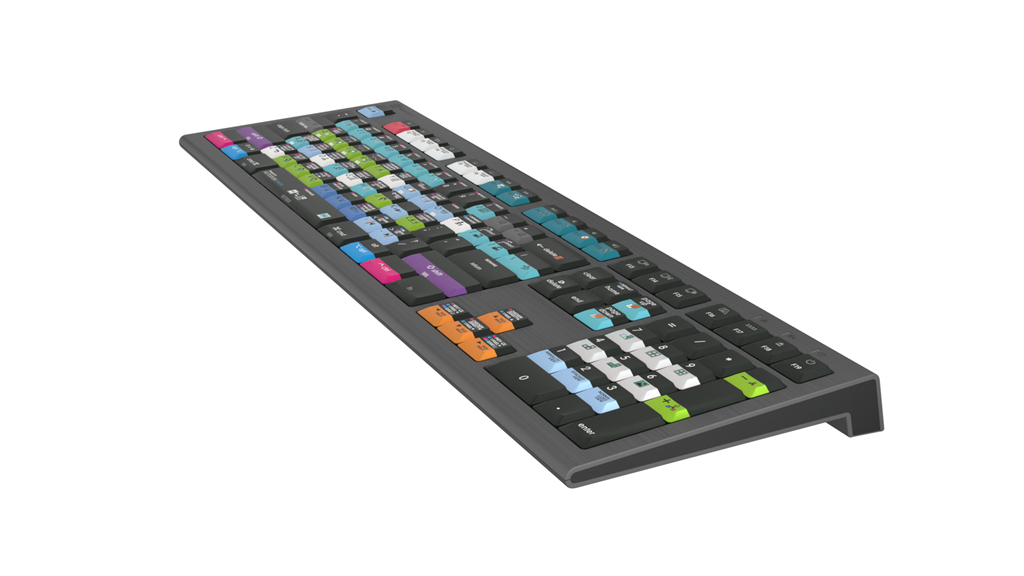 LogicKeyboard Astra 2 Avid Media Composer Tastatur QWERTZ USB Beleuchtet Grau