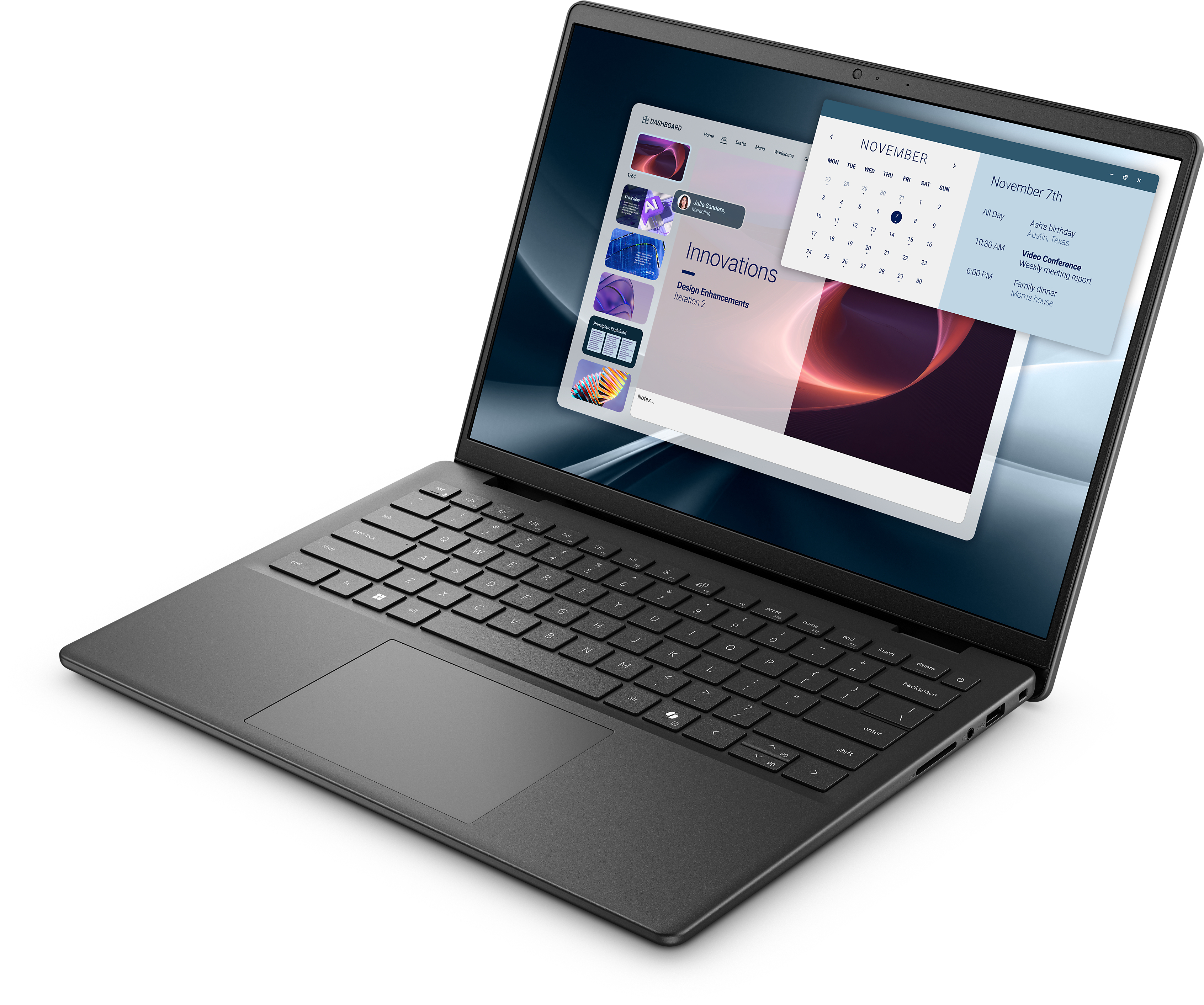 Dell Pro 14 Essential PV14255 14" AMD Ryzen 5 220 16 GB RAM 512 GB SSD Schwarz