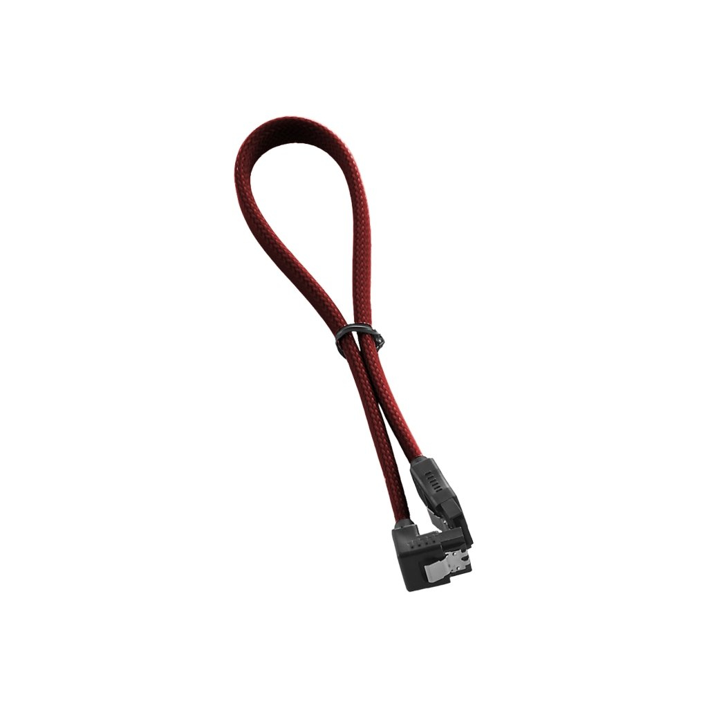 CableMod ModMesh Right Angle SATA 3 Kabel 30 cm Blood Red