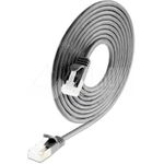 Wirewin Lightpatchkabel rund U/FTP Cat 6a schwarz 0,25m Slim Lightpatchkabel rund, geschirmt, PoE, flexibles und dünnes Kabel für besondere Einsatzzwecke (PKW-LIGHT-STP-K6A 0.25 SW)