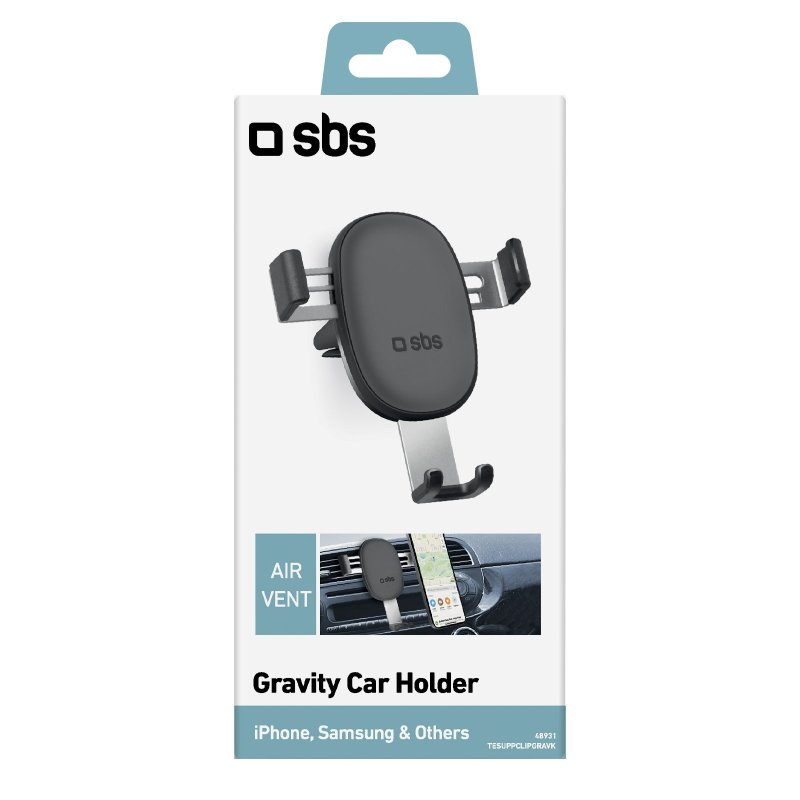 SBS TESUPPCLIPGRAVK Auto Handyhalterung für Belüftungsdüse Schwarz