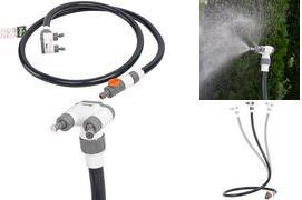 Bradas Sprühnebelschlauch COBRA FLEXY, 1,8 m mit Schnellkupplung, Ventil zur stufenlosen Wasserfluss - 1 Stück (WL-Z09F)
