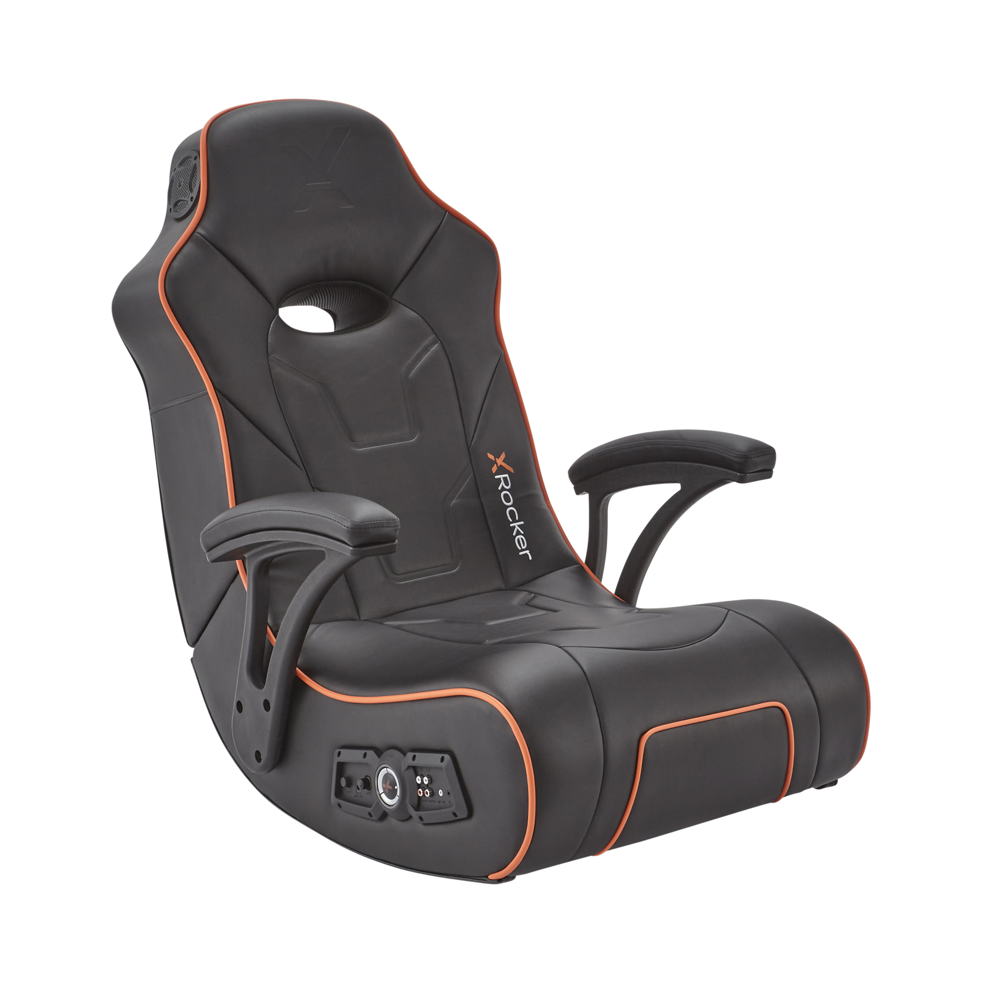 X-Rocker G-Force Konsolen-Gamingstuhl Schwarz, Orange