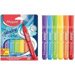 Maped Fenstermarker MARKER'PEPS Window, 6er Kartonetui Strichstärke: 2 mm, Rundspitze, feste eingefasste Spitze, - 1 Stück (844822)