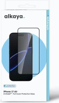 alkaya A Shield Displayschutzglass 3D Full Cover,iPhone 17Air, Transparent (PG-10072)