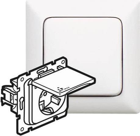 Steckdose 776708 Creo ultraweiss - Schutzkontakt (776708)