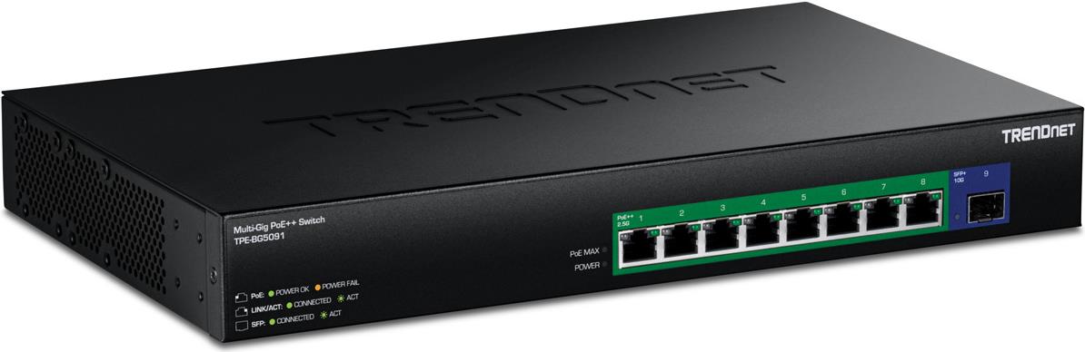 TRENDnet TPE-BG5091 Switch 480W 2.5G Power PoE++ mit 10G SFP+ P (TPE-BG5091)