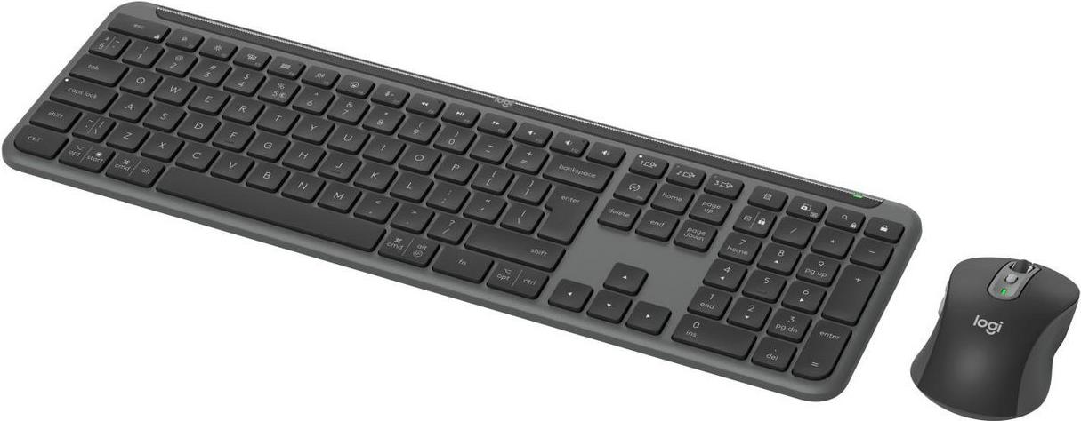 Logitech Signature Slim Combo MK950 Tastatur-und-Maus-Set Graphite