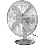 Sygonix Tischventilator 35 W (Ø x H) 335 mm x 400 mm Chrom Oszillierend (SY-6904458)