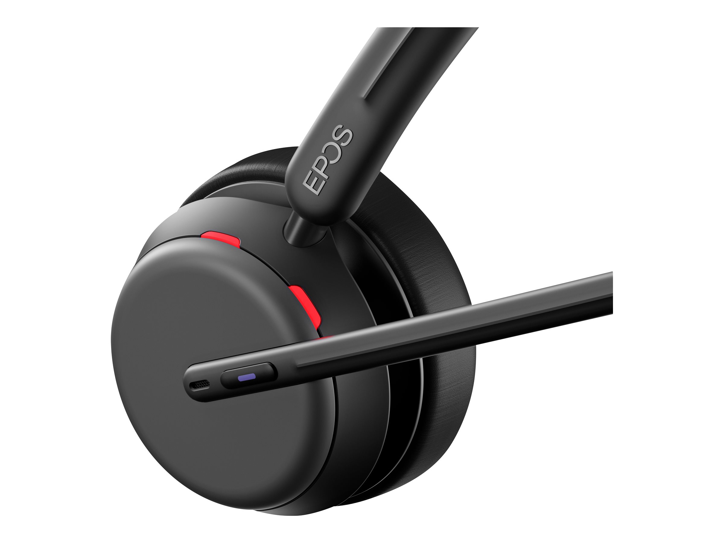 EPOS IMPACT 1061T ANC Stereo Bluetooth Headset mit ANC und Ladestation Schwarz