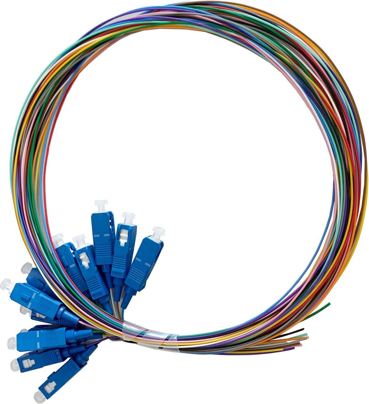 Lanview Pigtail SC/UPC 9/125 OS2 G657A1, 0.9mm, 2meters (LVO-PIG-SCUPC-12CORE-OS2-2M)