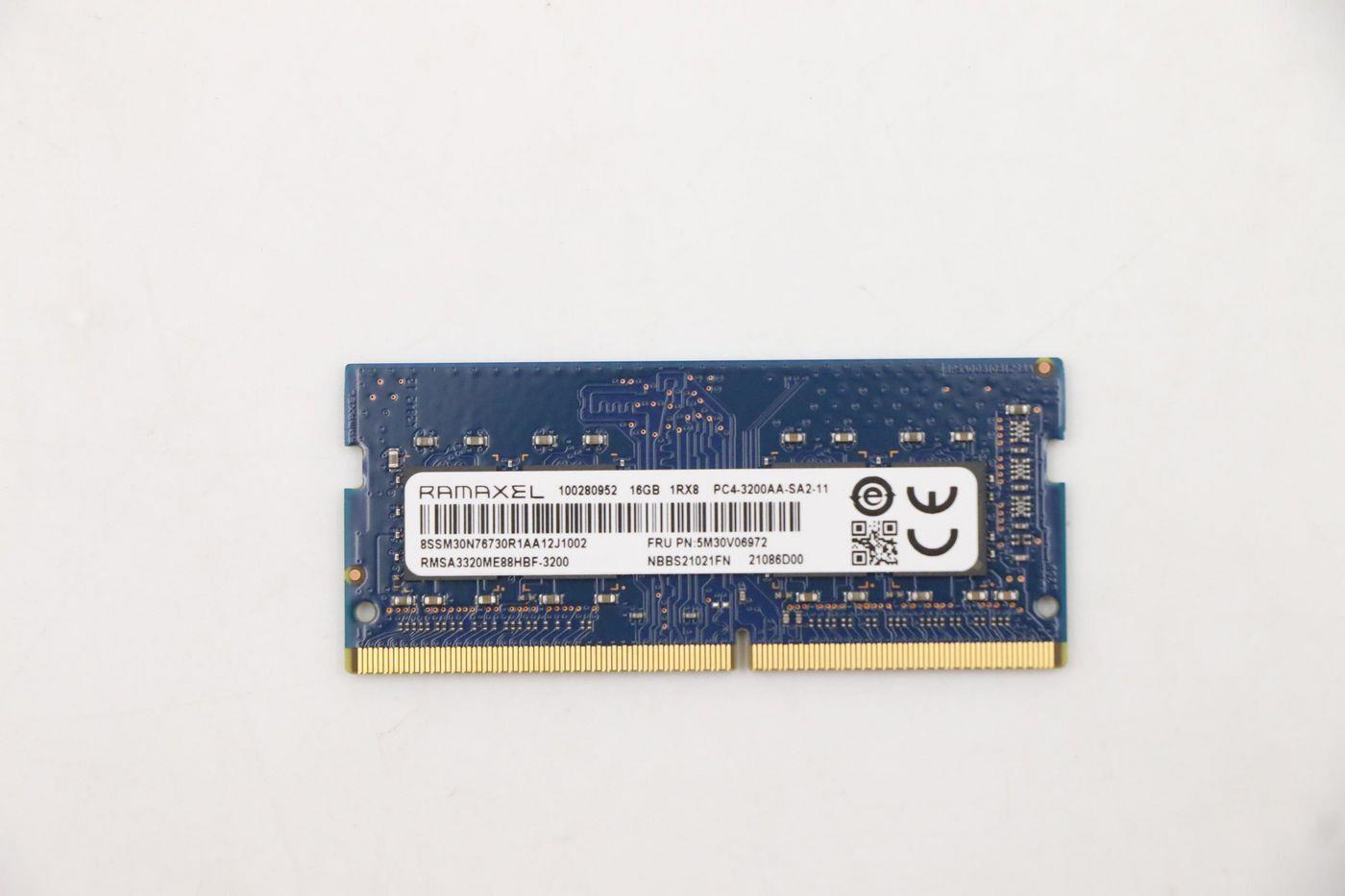 Lenovo Memory 16GB DDR4 3200 Ramaxel So-Dimm (5M30V06972)