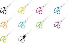 Leitz WOW Büroscheren Gerader Schnitt Grün - Weiß (53192054)