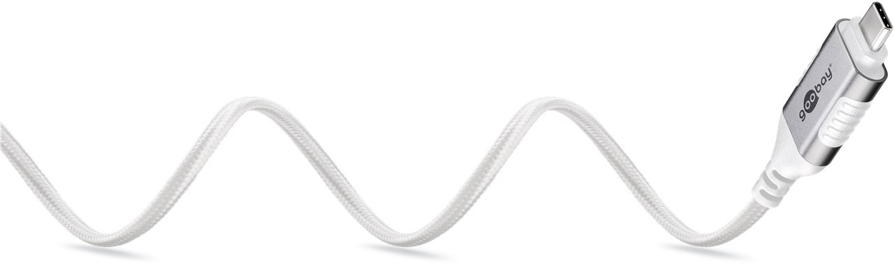 Goobay 74387 Ethernet-Kabel USB-C 3.1 auf RJ45 2 m Weiß