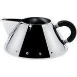 Alessi 9096 B Rahmkännchen aus Edelstahl mit Griff aus PA, schwarz (9096 B)