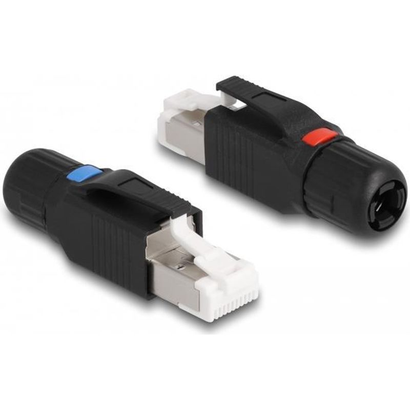 Delock - Netzwerkanschluss - RJ-45 M - CAT 6a 86965 