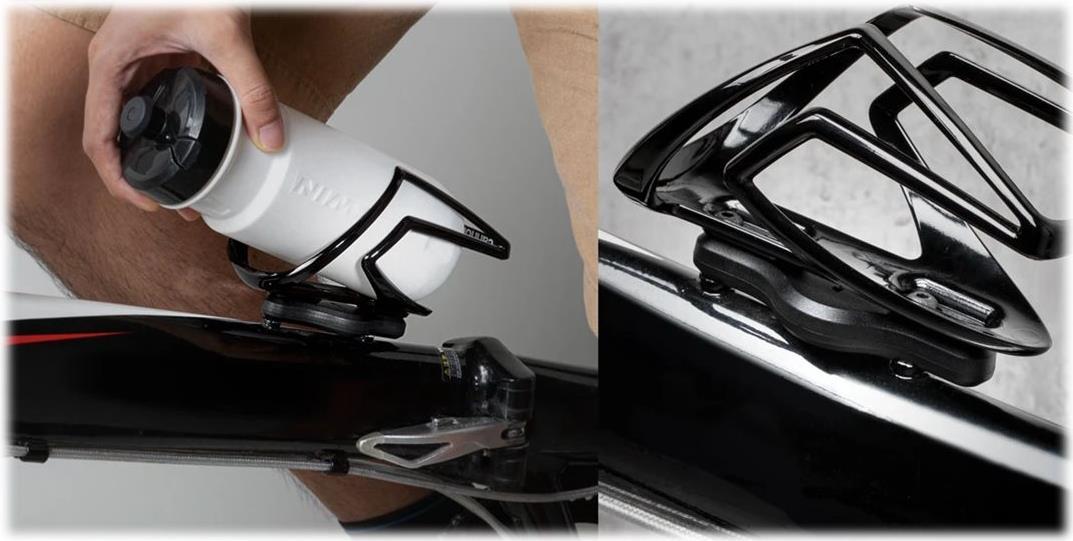 LAUT Bike Tag Bottle Mount Halterung für Apple AirTag Schwarz