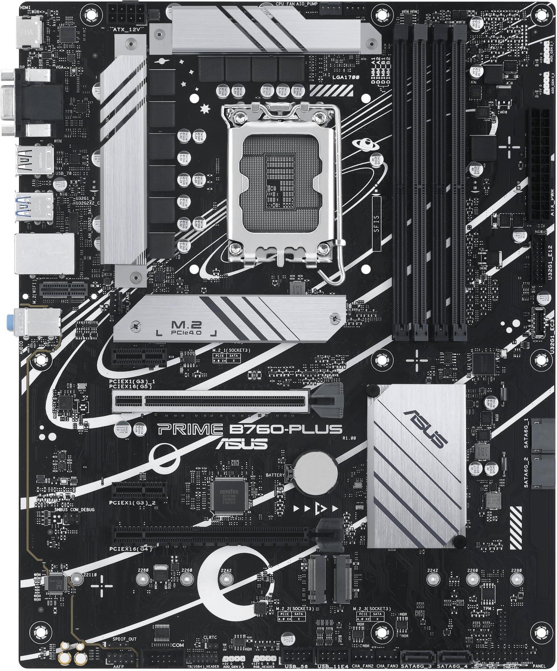 ASUS Prime B760-Plus Mainboard ATX, Intel B760, LGA 1700, DDR5