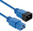 ACT Powercord C20 - C21 IEC60320 blue 1 m (AK5365) (AK5365)