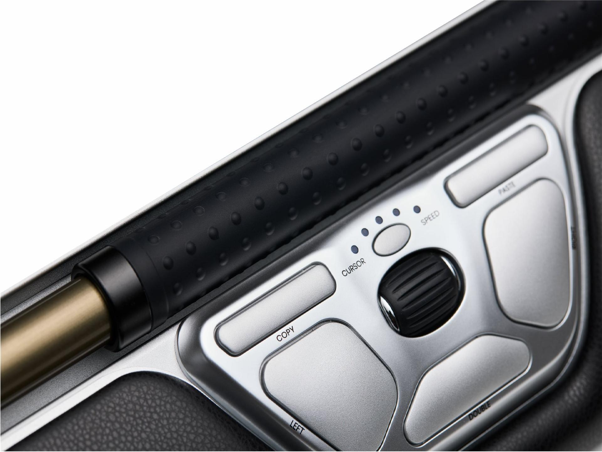 Contour RollerMouse Red Wireless Zentrale Maus Schwarz, Silber