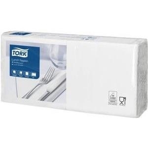 TORK Serviette, Advanced, Lunch, 2lagig, 1/4 Falz, 32,5 x 33 cm, weiß 200 Stück (477149)