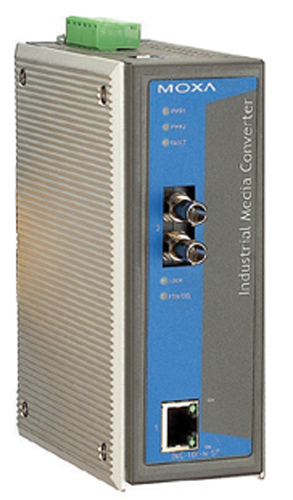 MOXA IMC-101-M-ST Medienkonverter 100 Mbit/s RJ45 zu ST Multimode