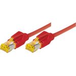 Patchkabel S/FTP, PiMF, Cat 6a, rot, 10,0 m Für 10 Gigabit/s, halogenfrei, mit Draka-Kabel und Hirosesteckern TM31 (bisherige Bezeichnung S/STP) (72210R)
