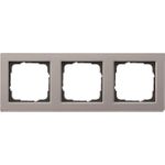 GIRA 021333 Abdeckrahmen 3f Gira E2 Edelstahl (21333)