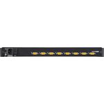 ATEN CL1308N KVMP-Switch, 8-Port, 48,30cm (19") LCD-Konsole, USB, PS/2, VGA, Tastatur (deutsch) mit LED-Beleuchtung (CL1308N-ATA-GG)