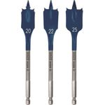 Bosch EXPERT Self Cut Speed 2608902107Flachfräsbohrer-Set 20/22/25mm 3-tlg. (2608902107)