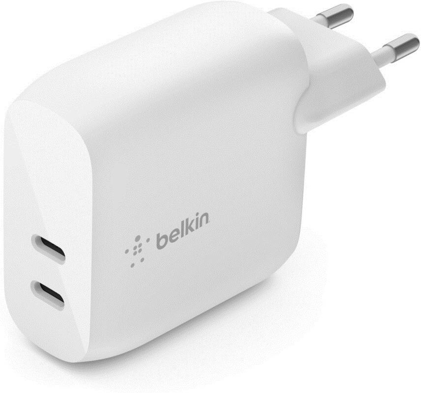Belkin BoostCharge WCB006VFWH Netzladegerät 40 W 2x USB-C Weiß