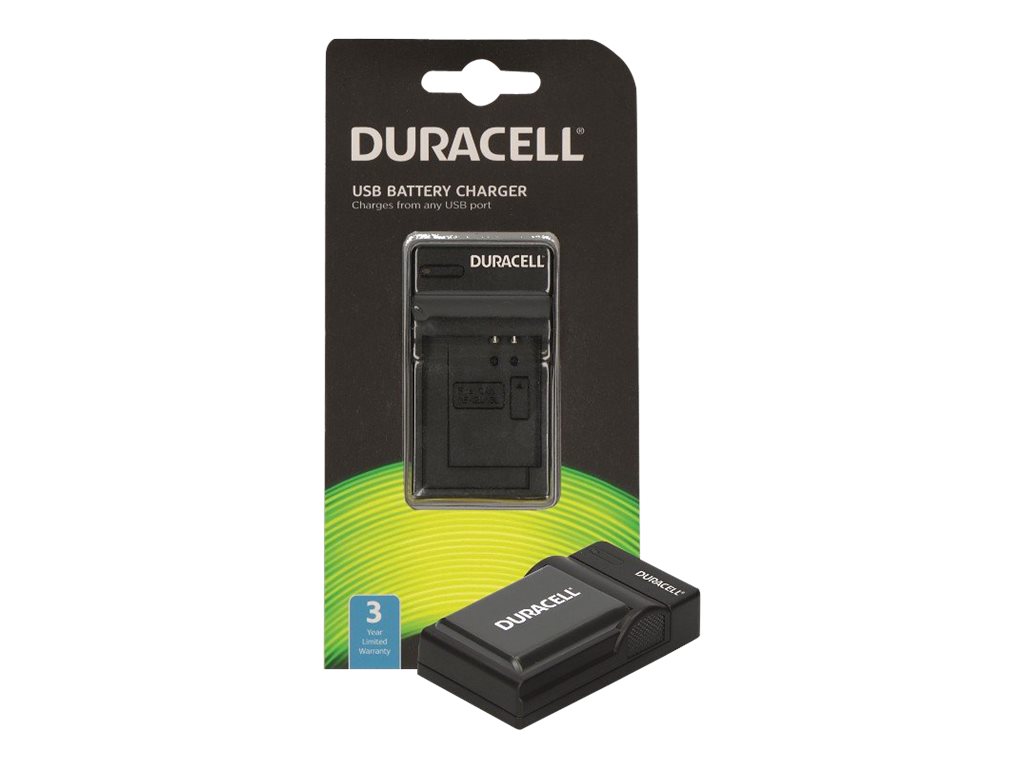 Duracell DRS5961 USB-Batterieladegerät für Sony NP-F550/NP-FM500H/NP-FM50 Schwarz