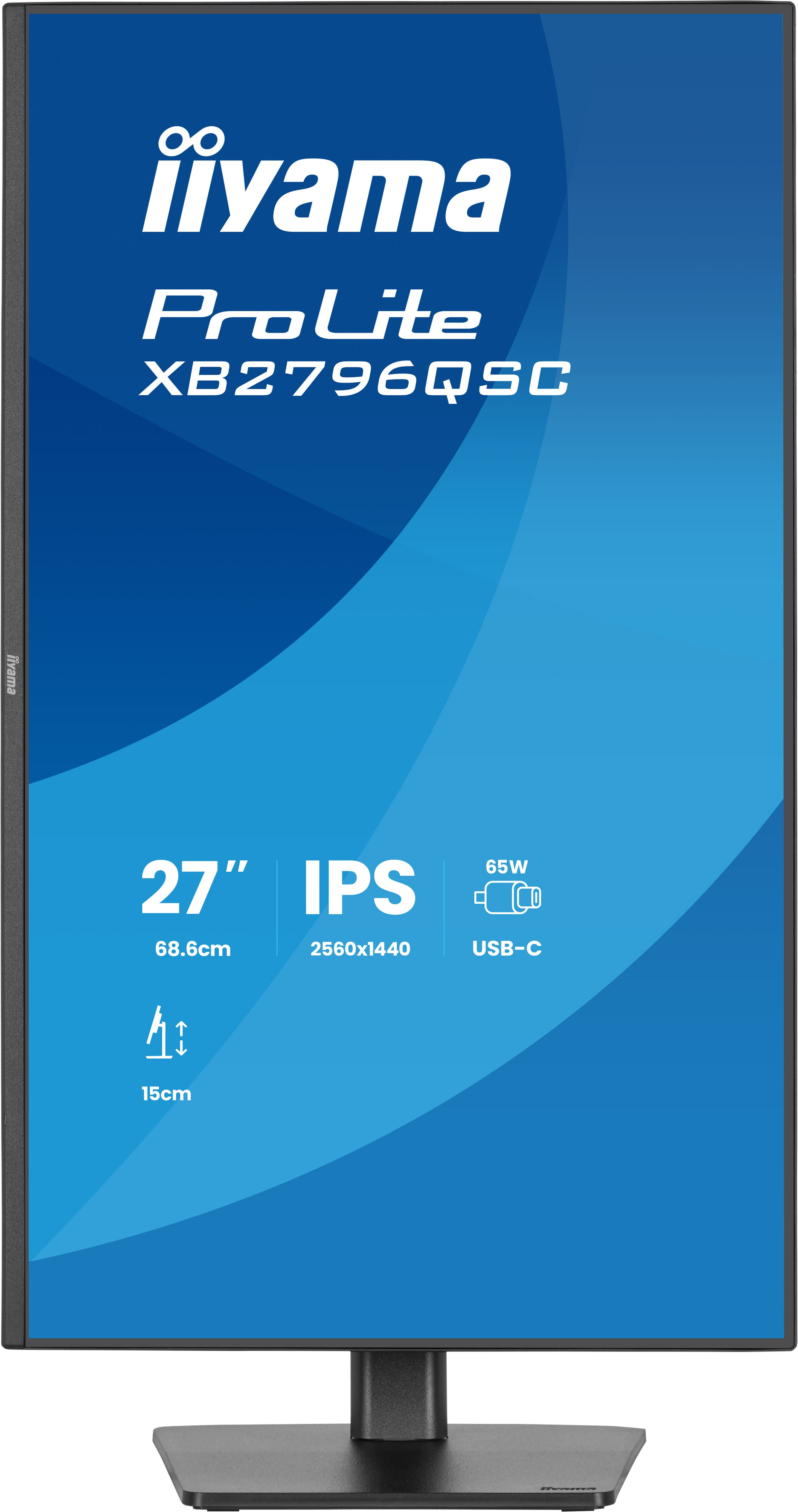 iiyama ProLite XB2796QSC-B1 27" QHD IPS 75 Hz Schwarz