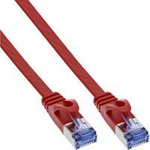 InLine® Patchkabel flach, U/FTP, Cat.6A, rot, 7m (71807R)