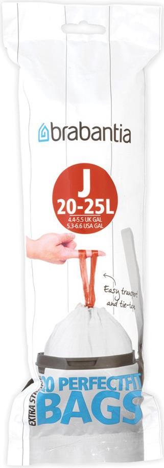 Brabantia 115585 Abfallbeutel 23 l Weiß 240 Stück(e) (115585)