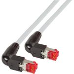 EFB-Elektronik RJ45 Patchkabel Cat.6A S/FTP LSZH Draka UC900 TM21 2x90° grau 25m Hersteller: EFB Elektronik (K4137GR.25)