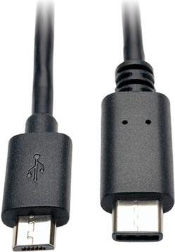 Tripp Lite U040-006-MICRO USB Kabel 1,83 m USB 2.0 Micro-USB B USB C Schwarz (U040-006-MICRO)