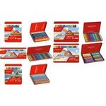 CARAN D'ACHE Wachsmalstift NEOCOLOR I, 10er Etui runde Wachspastelle mit Papierhülle, homogene Farben, - 1 Stück (7000.310)