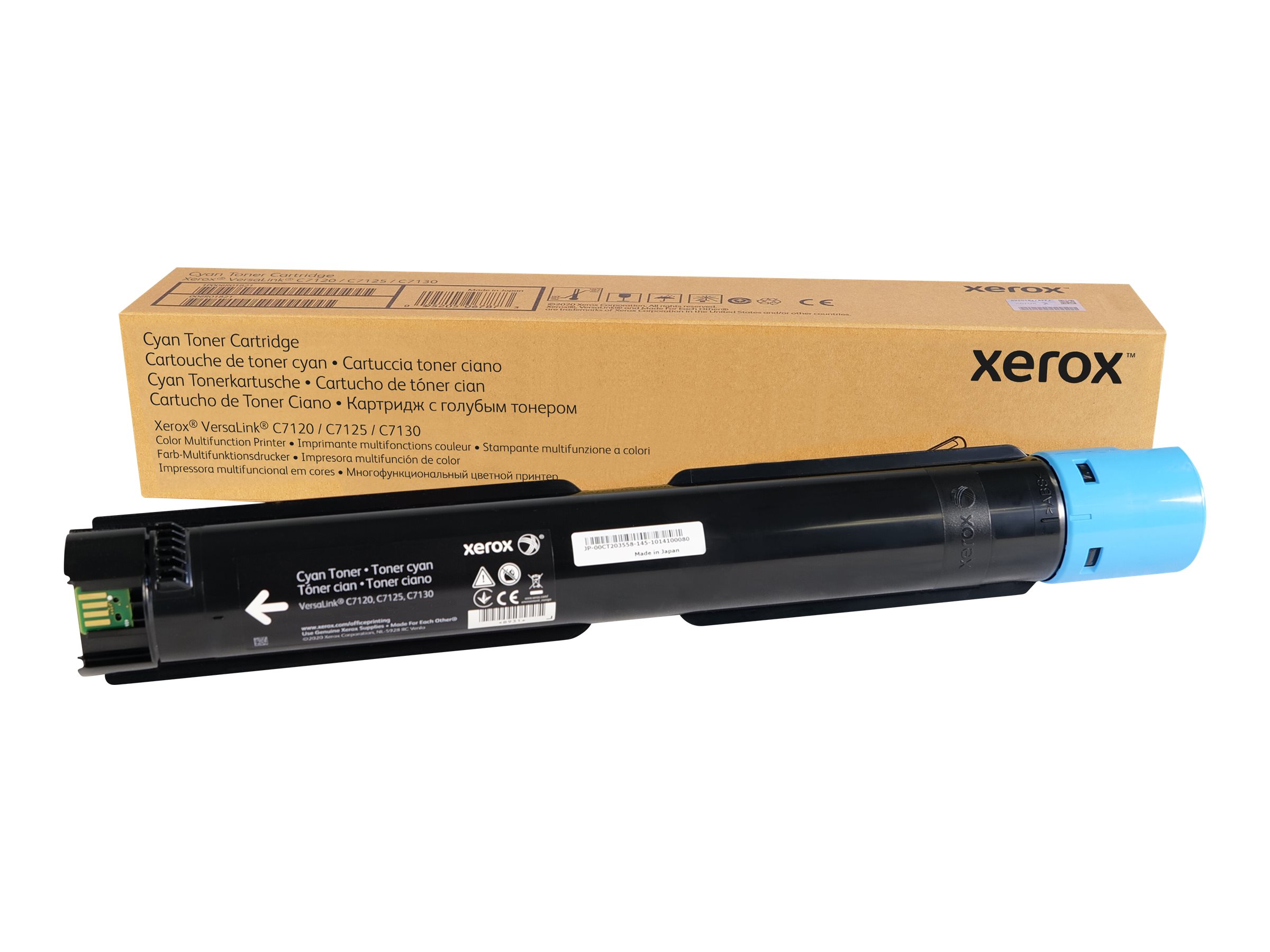 Xerox 006R01825 Original Tonerpatrone für VersaLink C7100 18.500 Seiten Cyan