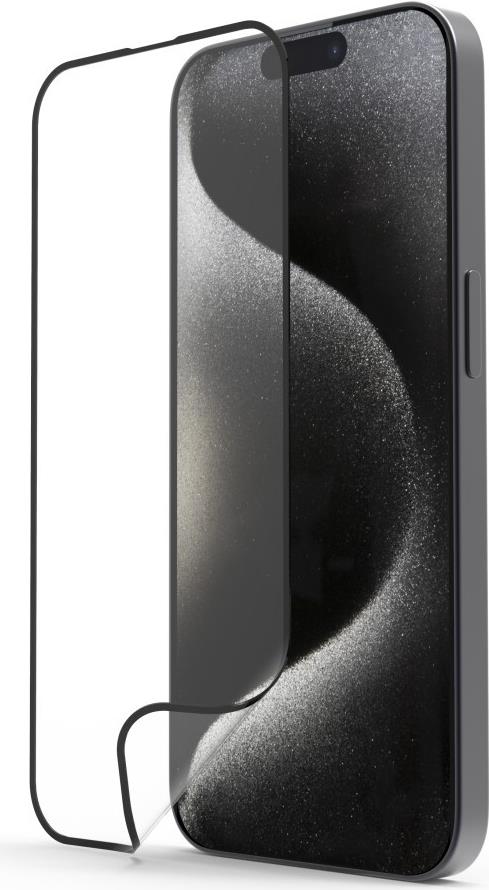 Hama Handy-Schutzglas Super Hybrid für Apple iPhone 16 Pro, Montagehilfe (00222790)