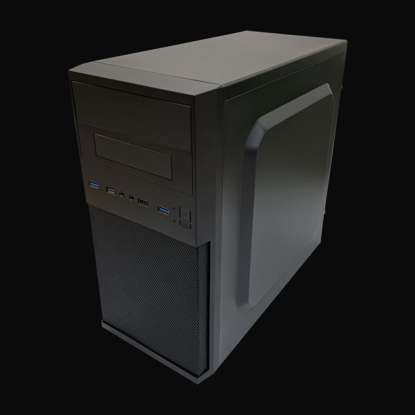 LC-Power 2004MB-V3 Micro-Tower Gehäuse Micro-ATX/Mini-ITX Schwarz