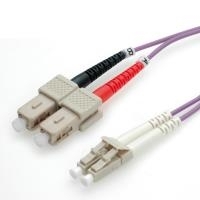 VALUE LWL-Kabel 50/125µm OM4, LC/SC, violett 10m (21.99.8768)