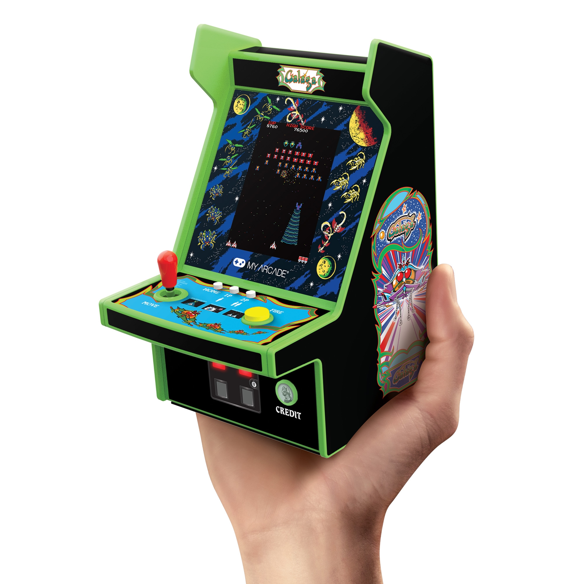 dreamGEAR My Arcade Micro Player Pro Galaga 2 in 1 Mehrfarbig