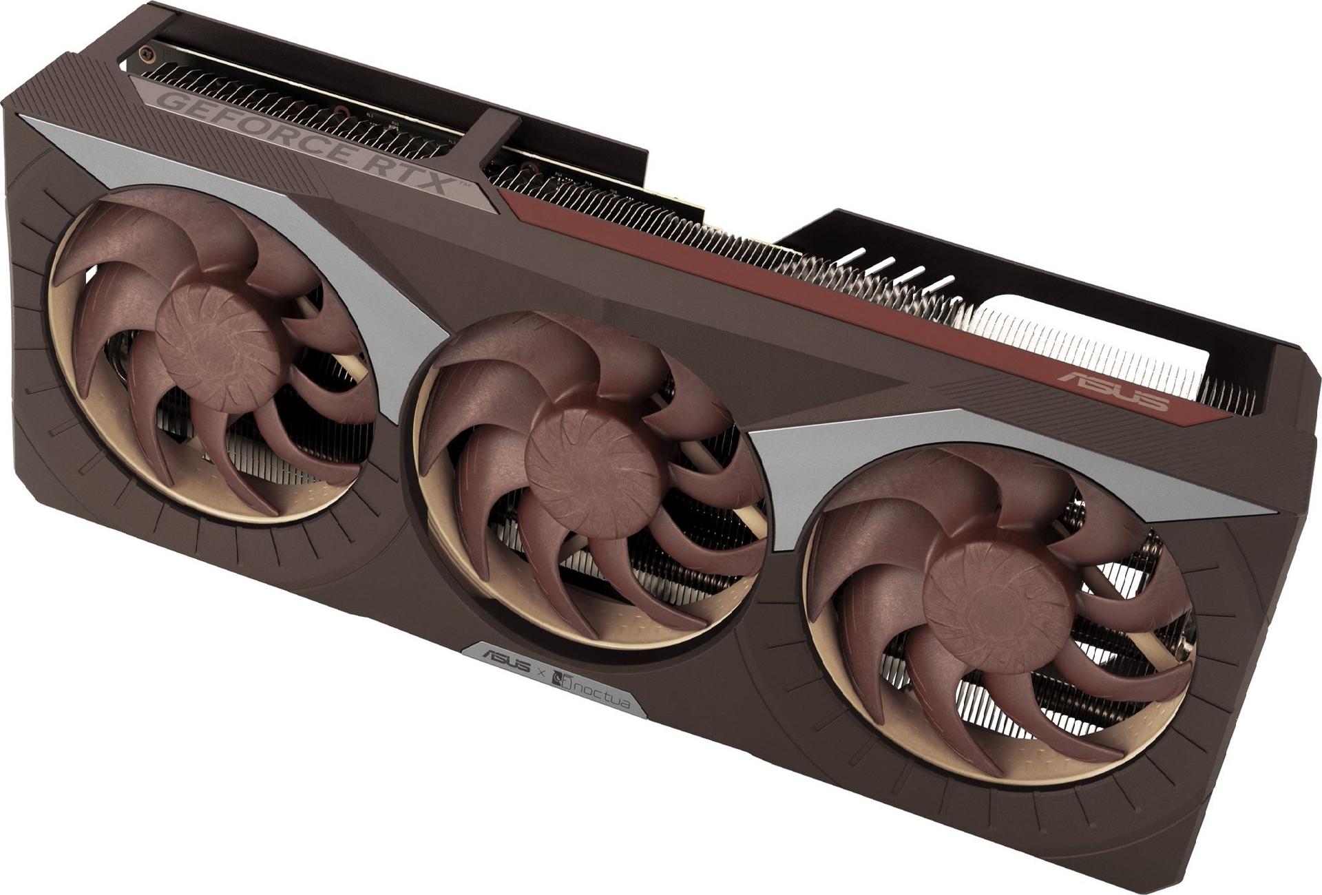 ASUS GeForce RTX 5080 Noctua OC Edition 16 GB GDDR7 Braun, Silber