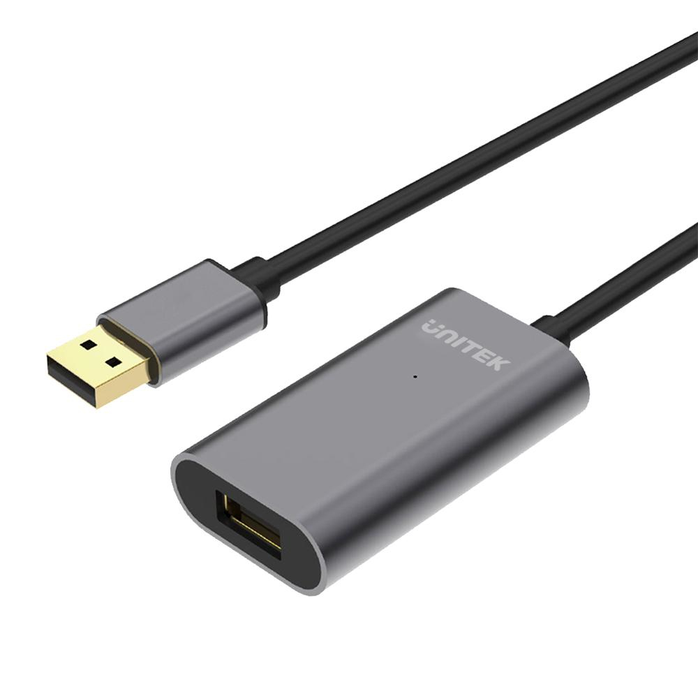 Unitek Y-272 USB-Kabel 10 m USB 2.0 USB A Grau