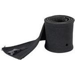 StarTech.com 101,60cm (40") (1m) Neoprene Cable Management Sleeve with Zipper & Buckle, 1.2" (3cm) Diameter, Computer/PC Power/Network/AV Cord Cover/Manager, Flexible Cable Organizer Wrap, Black (WKSTNCMZP)